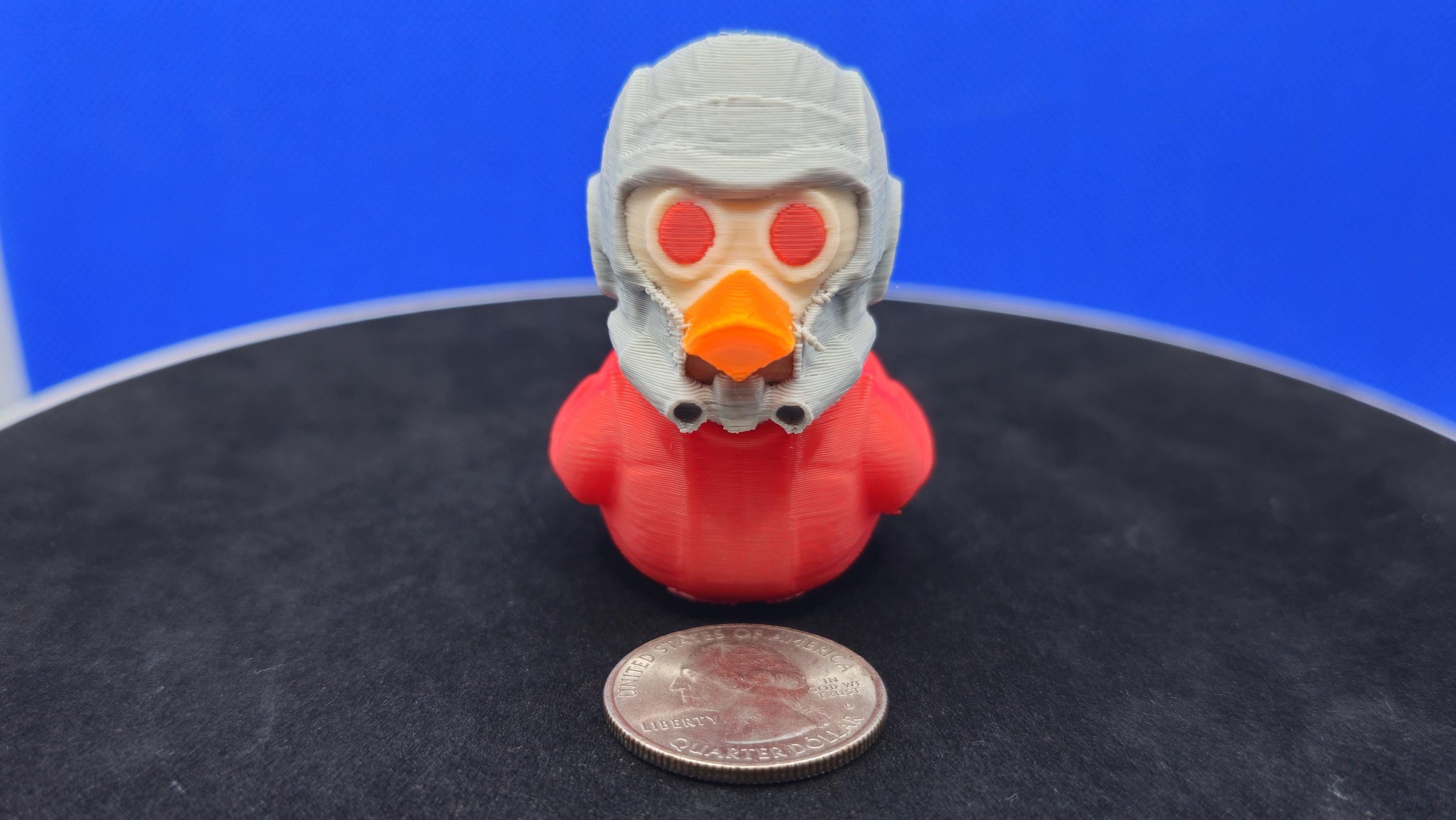 Star Lord Duck Figurine | 3D Printed Sci-Fi Collectible, Cruise Duck Hunt