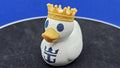 Royal Duck with Golden Crown • Mini Cruise Duck • 3D Printed Collectible • Cute Regal Duck Figurine