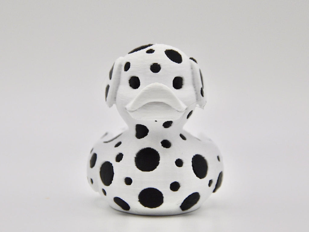 Dalmatian Duck | Spotted Mini Duck | Cute 3D Printed Duck | Cruise Duck Hunt Gift