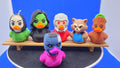 Guardians‑Style Duck Set – Full 6‑Piece Space Hero Mini Duck Bundle – 3D Printed Cruise Duck Hunt Collectibles – Sci‑Fi Gift Set