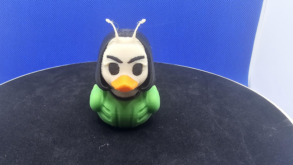 Mantis-Style Mini Duck – Empath Alien Collectible, 3D Printed Sci-Fi Toy