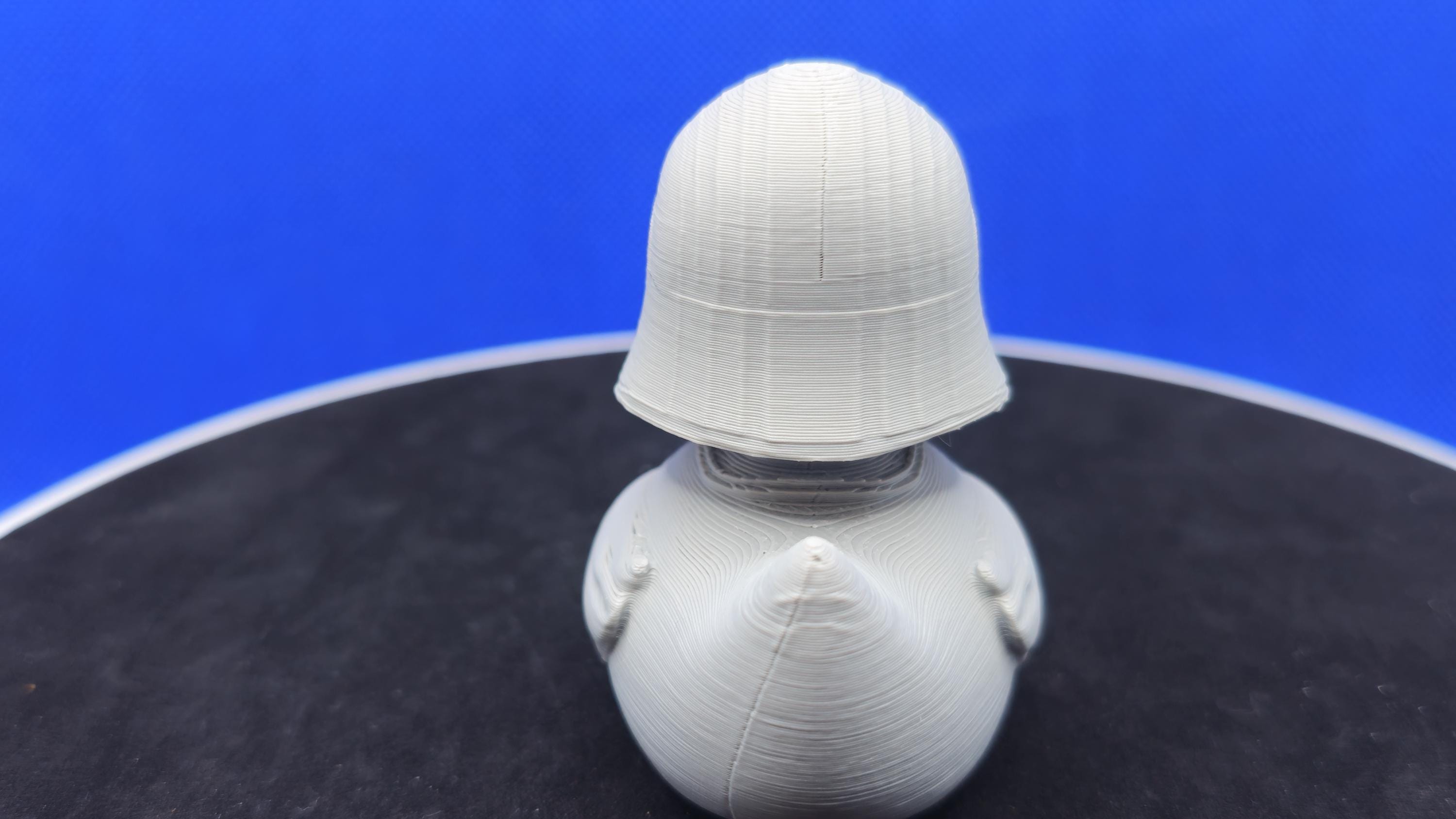 Captain Phasma‑Style Duck | Gray Armor Mini Duck | Sci‑Fi Parody Cruise Duck | Collectible 3D Printed Duck