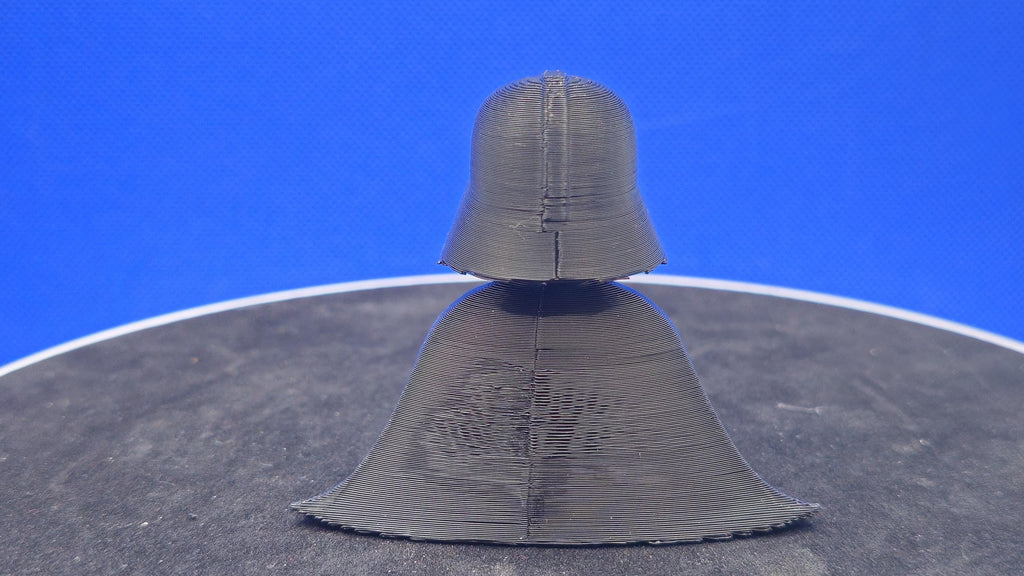 Darth Vader Style Mini Figure | 3D Printed Parody Figurine with Cape