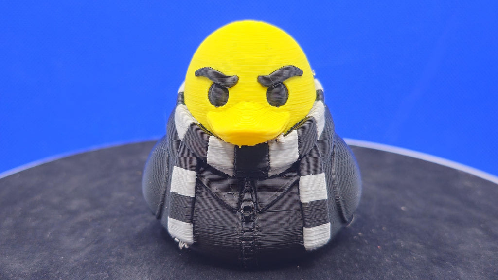 Gru‑Style Duck • Mini Villain Parody Cruise Duck • 3D Printed Collectible