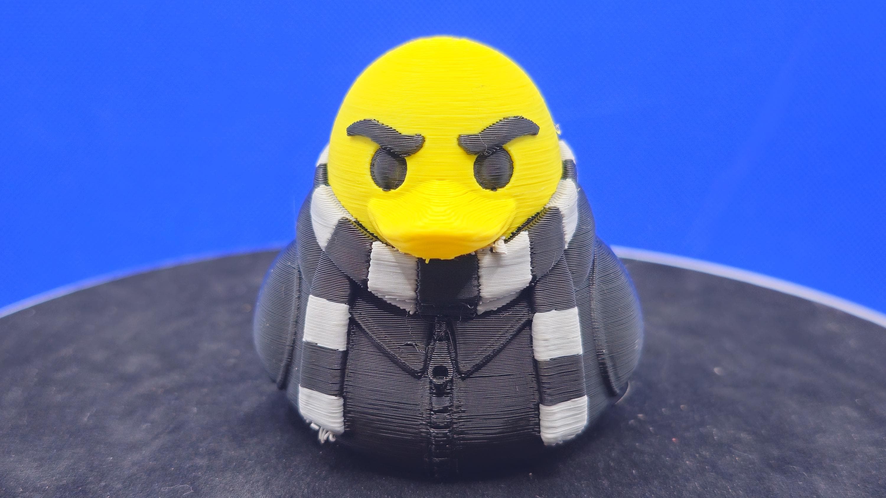 Gru‑Style Duck • Mini Villain Parody Cruise Duck • 3D Printed Collectible