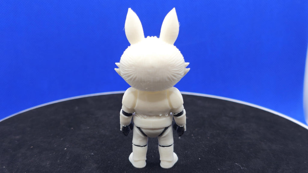 Labubu-Style Stormtrooper Miniature Figure • Chibi Armor Collectible Toy