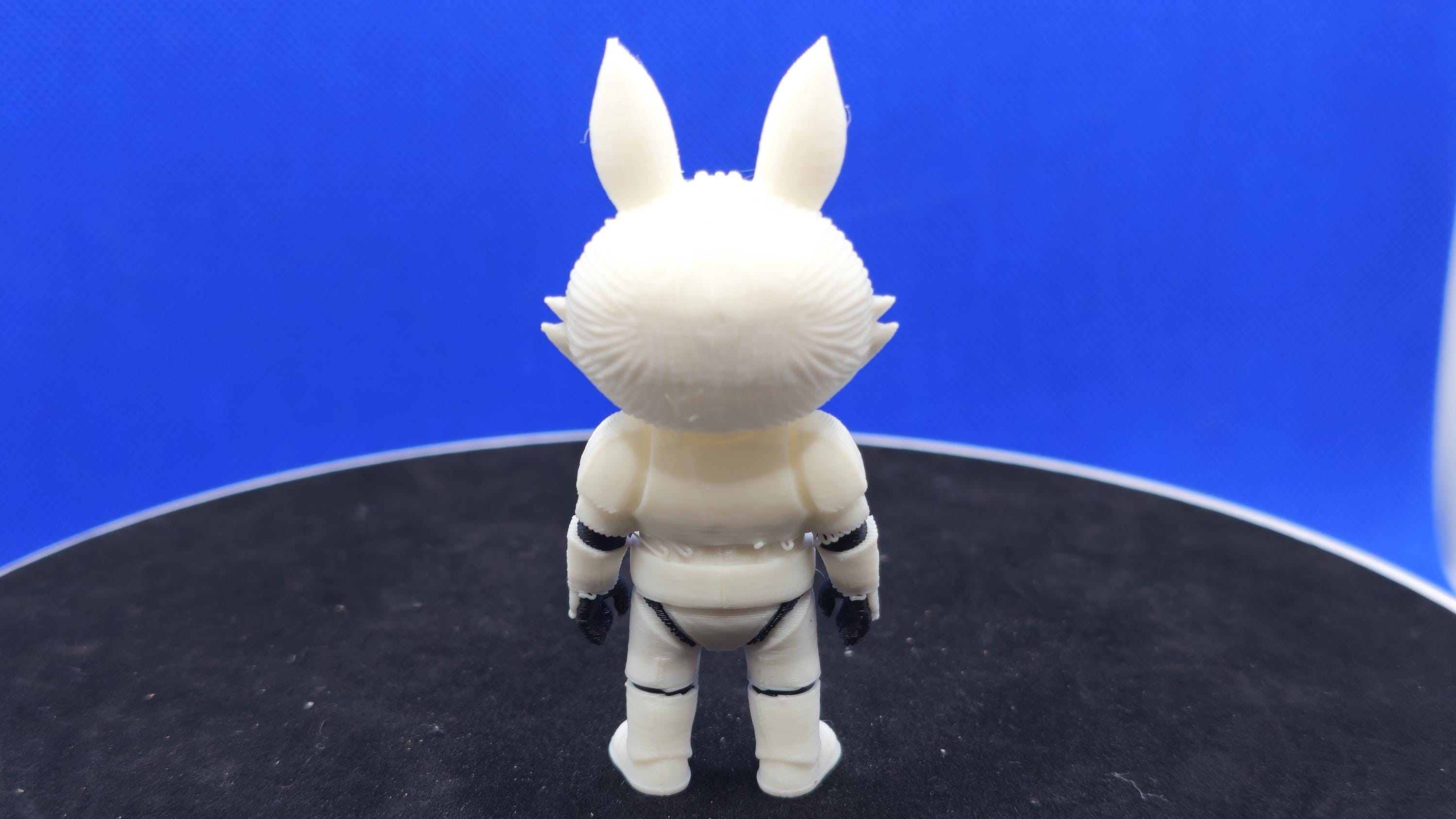 Labubu-Style Stormtrooper Miniature Figure • Chibi Armor Collectible Toy