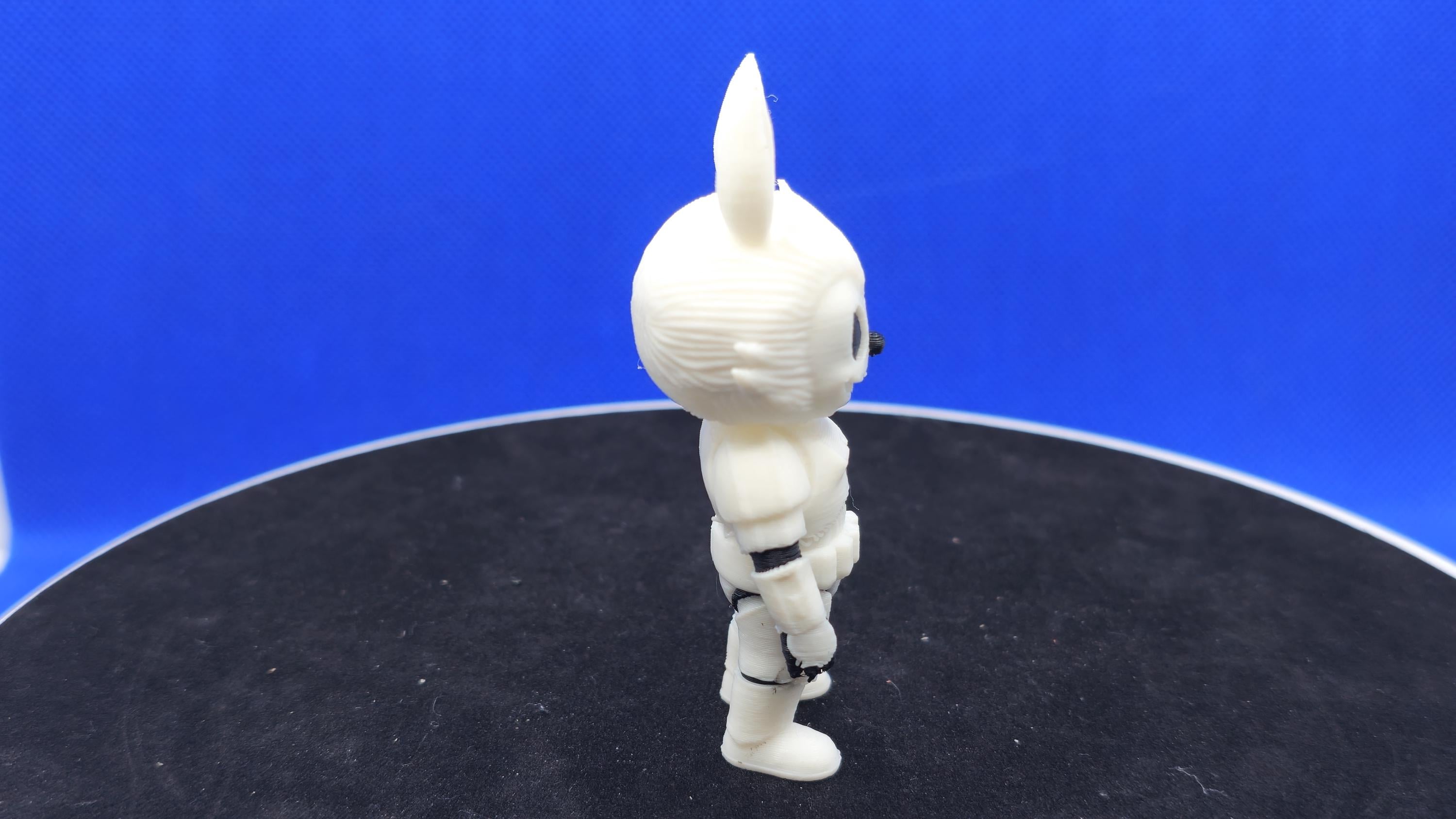 Labubu‑Style Stormtrooper Miniature • Chibi Armor Figure • Cute Sci‑Fi Collectible • 3D Printed Kawaii Mini Display Art Toy