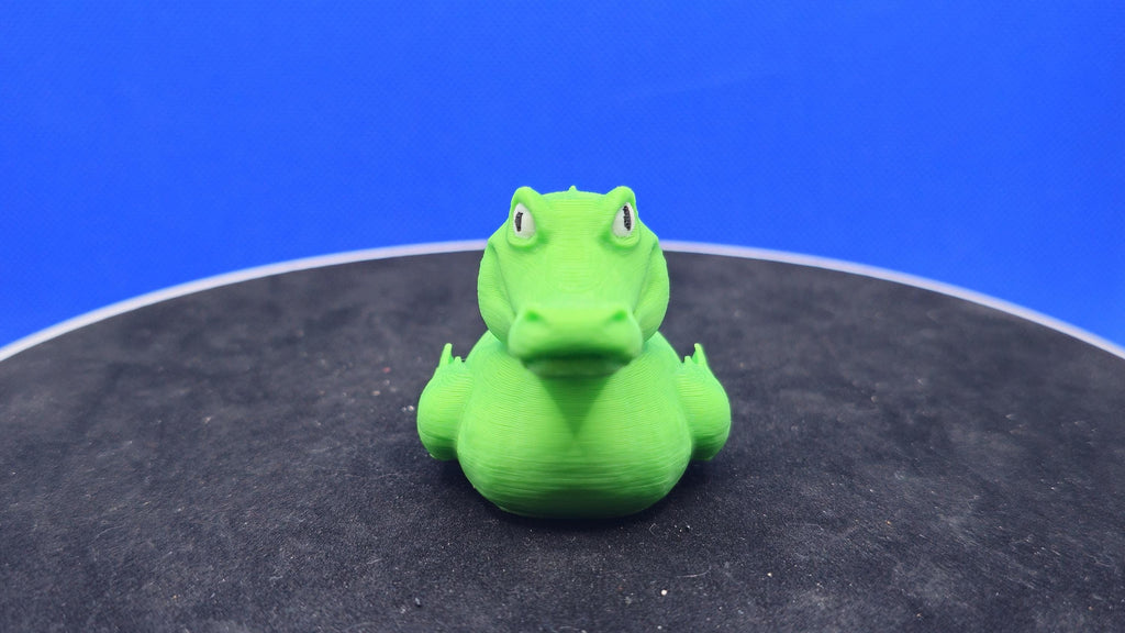 Alligator Duck • Cute Gator‑Style Mini Duck • 3D Printed Cruise Duck • Green Animal Collectible • Fun Cruise Gift
