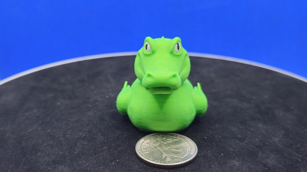 Alligator Duck • Cute Gator‑Style Mini Duck • 3D Printed Cruise Duck • Green Animal Collectible • Fun Cruise Gift