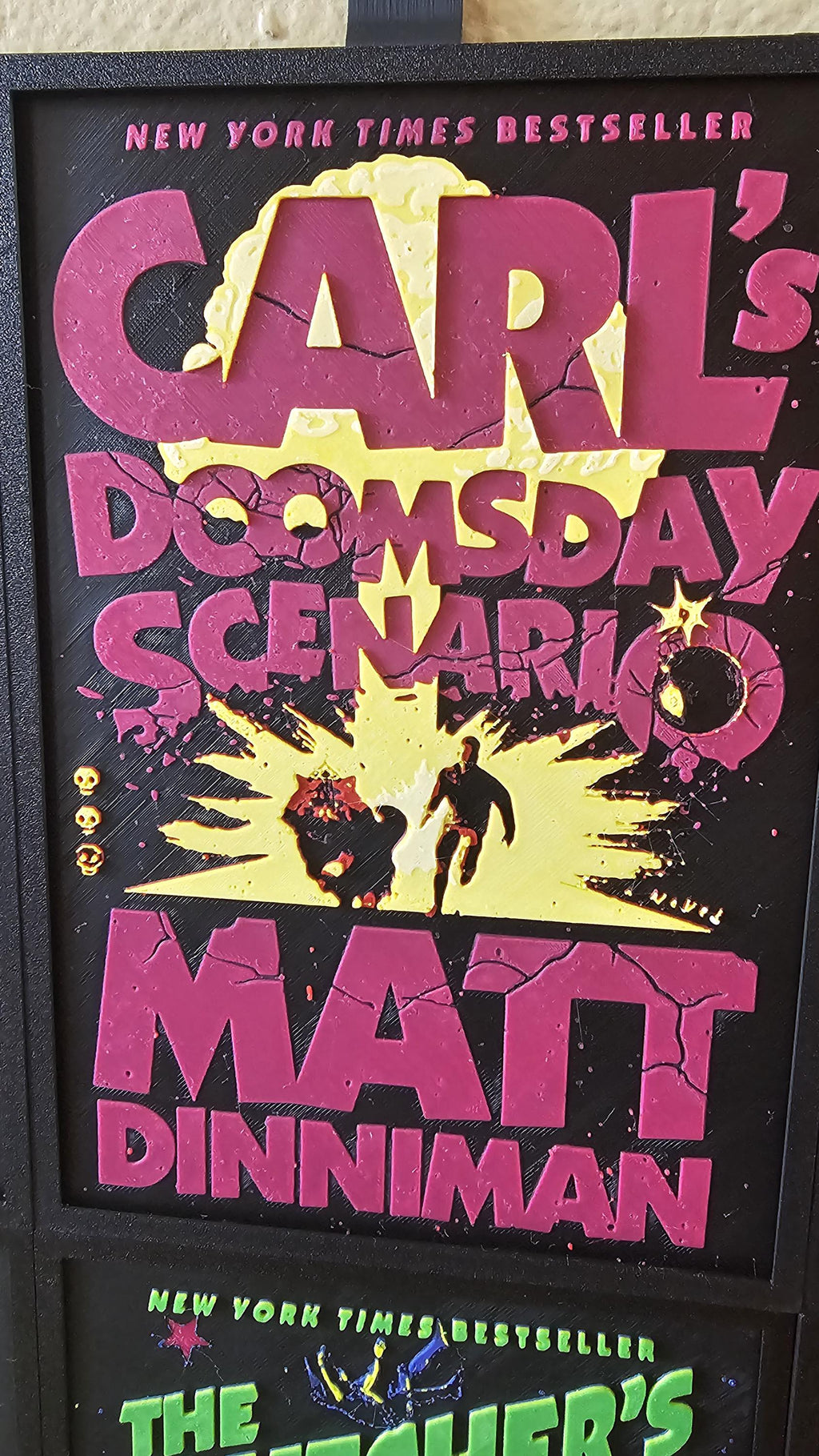 Dungeon Crawler Carl Book Cover Display Sign • Fan Art Shelf Decor • Geek Gift