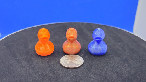 5 Pack of Starburst Mini Duck Collectible • 3D Printed Cruise Duck, Color Block Figurine