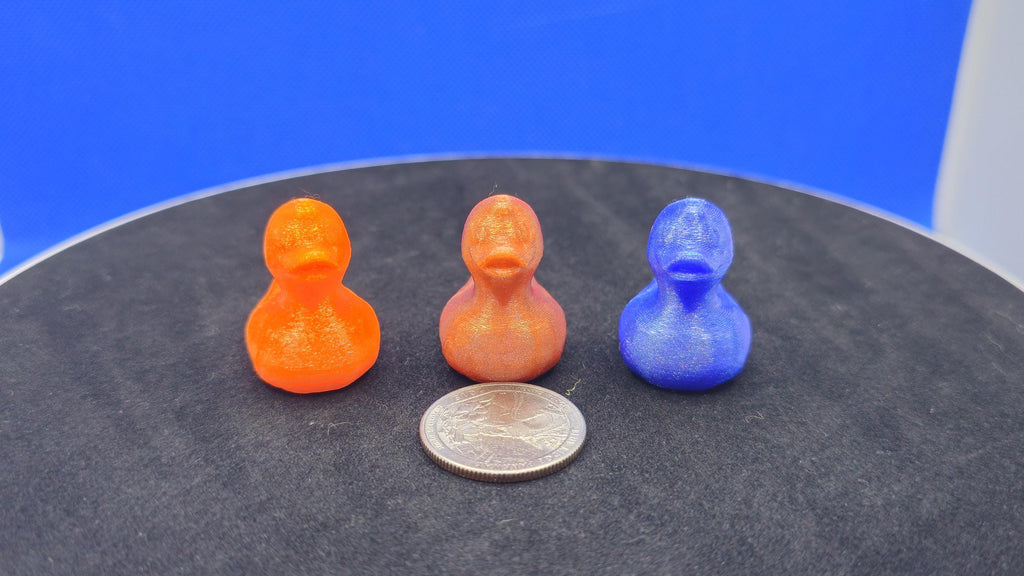 5 Pack of Starburst Mini Duck Collectible • 3D Printed Cruise Duck, Color Block Figurine