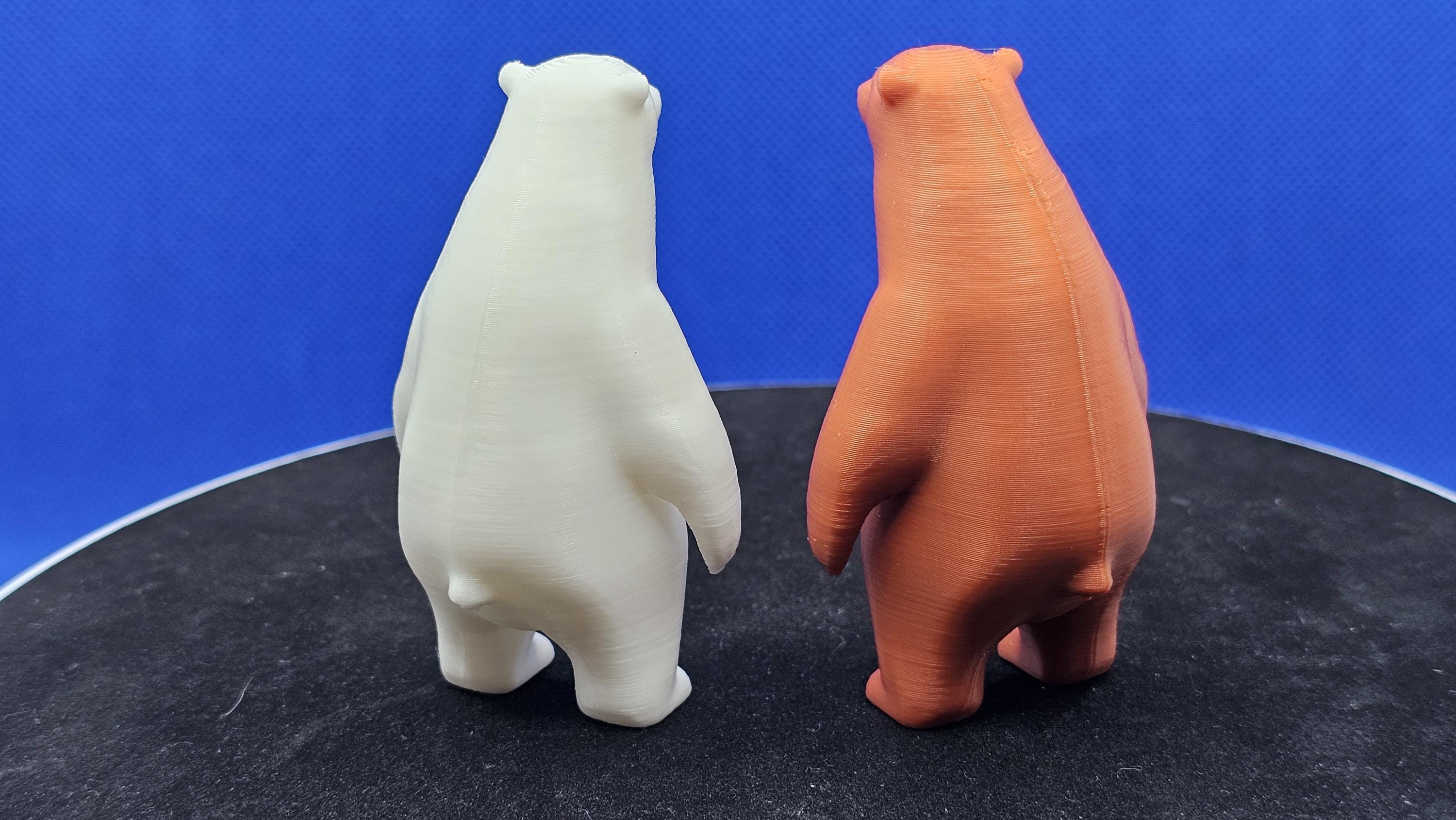 Polar Grizzly Bear Mini Figurines | Alaska Cruise Duck Hunt Collectible
