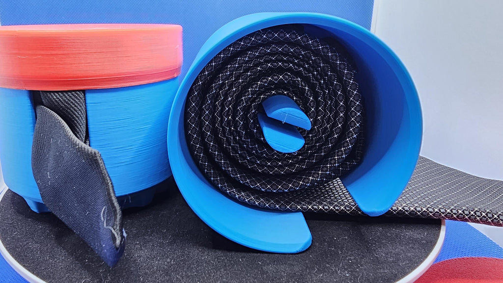 3D Printed Tie Winder Travel Organizer | Compact No-Wrinkle Tie Holder