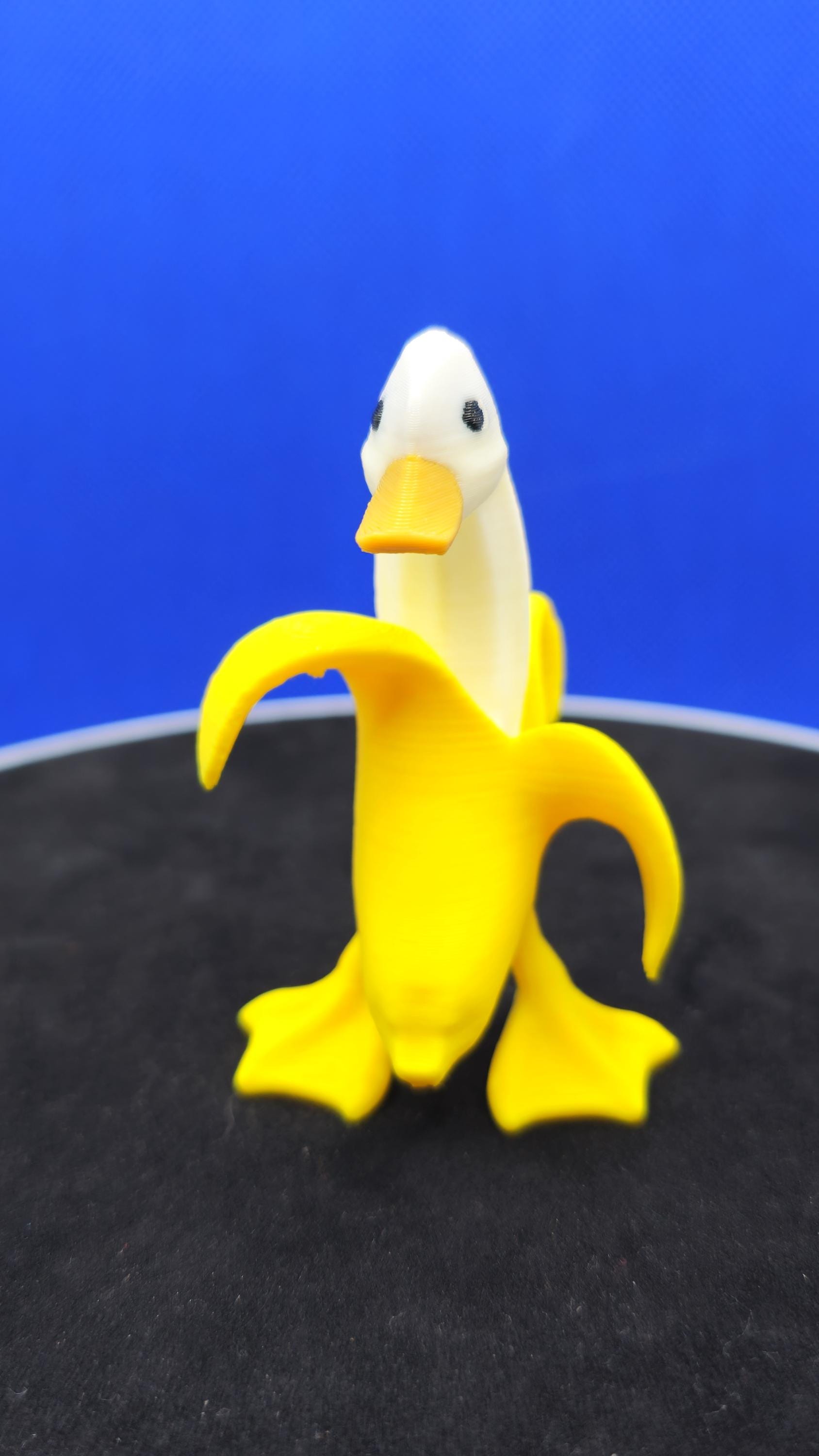 Banana Duck Figurine | Funny Fruit Mashup Collectible | Cruise Duck Hunt Surprise