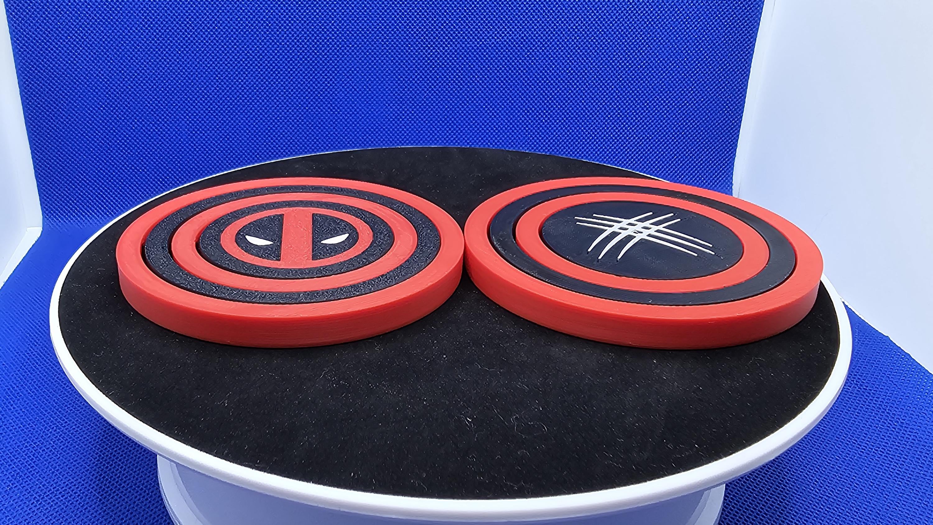 Deadpool‑Style Gyroscopic Spinner | Hero Parody Fidget Toy | 3D Printed Collectible
