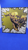 Sabertooth‑Style Comic Burst Sign | Marvel Parody Wall Art | 3D Printed Decor