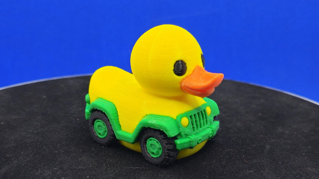 3D Printed Adventure Duck – PETG Jeeping or PLA Cruise Travel Toy