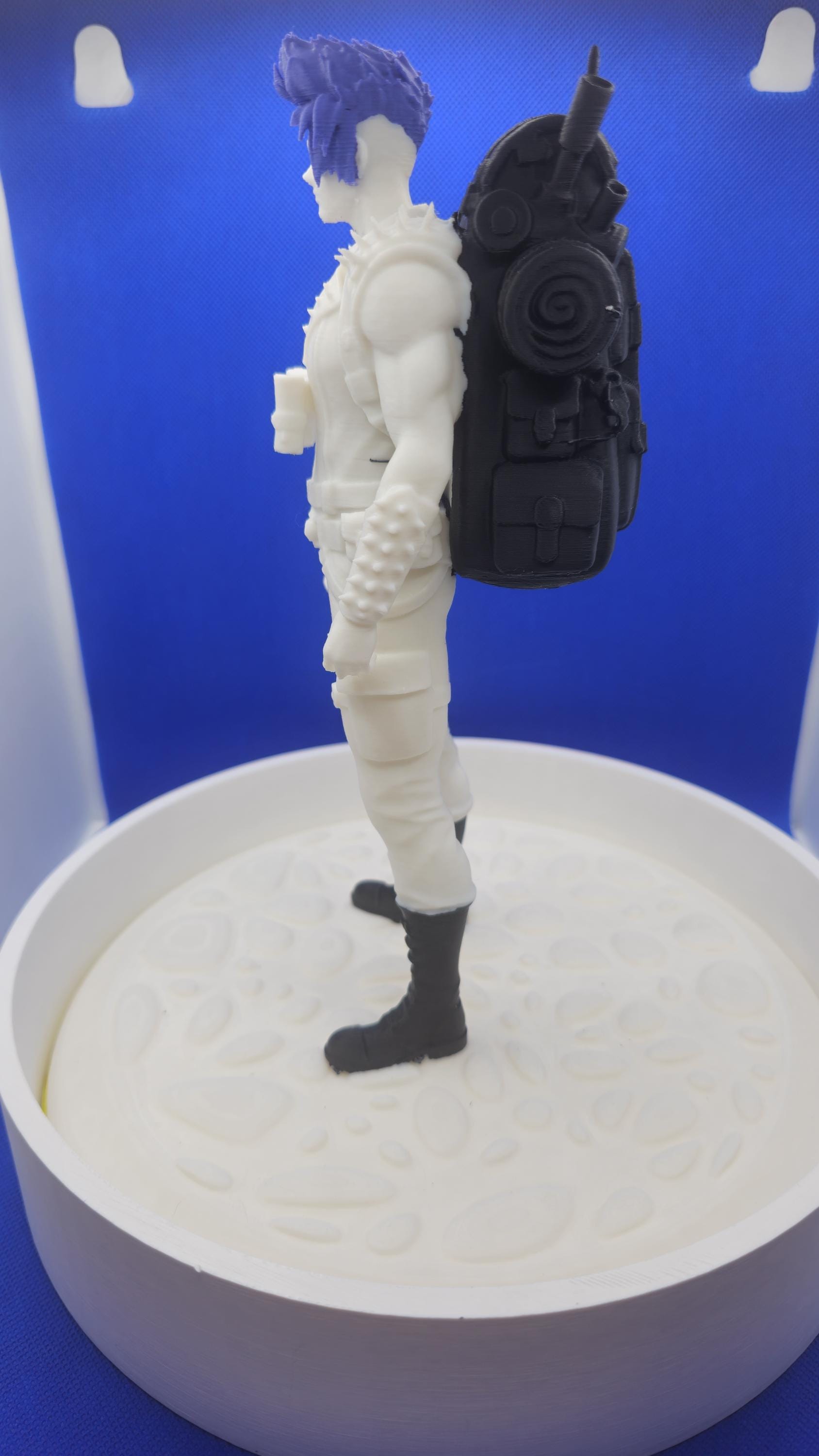 Katia Grimm Statue • 11" PLA Figure, 9.5" LED Base • Dungeon Crawler Carl Fan Art