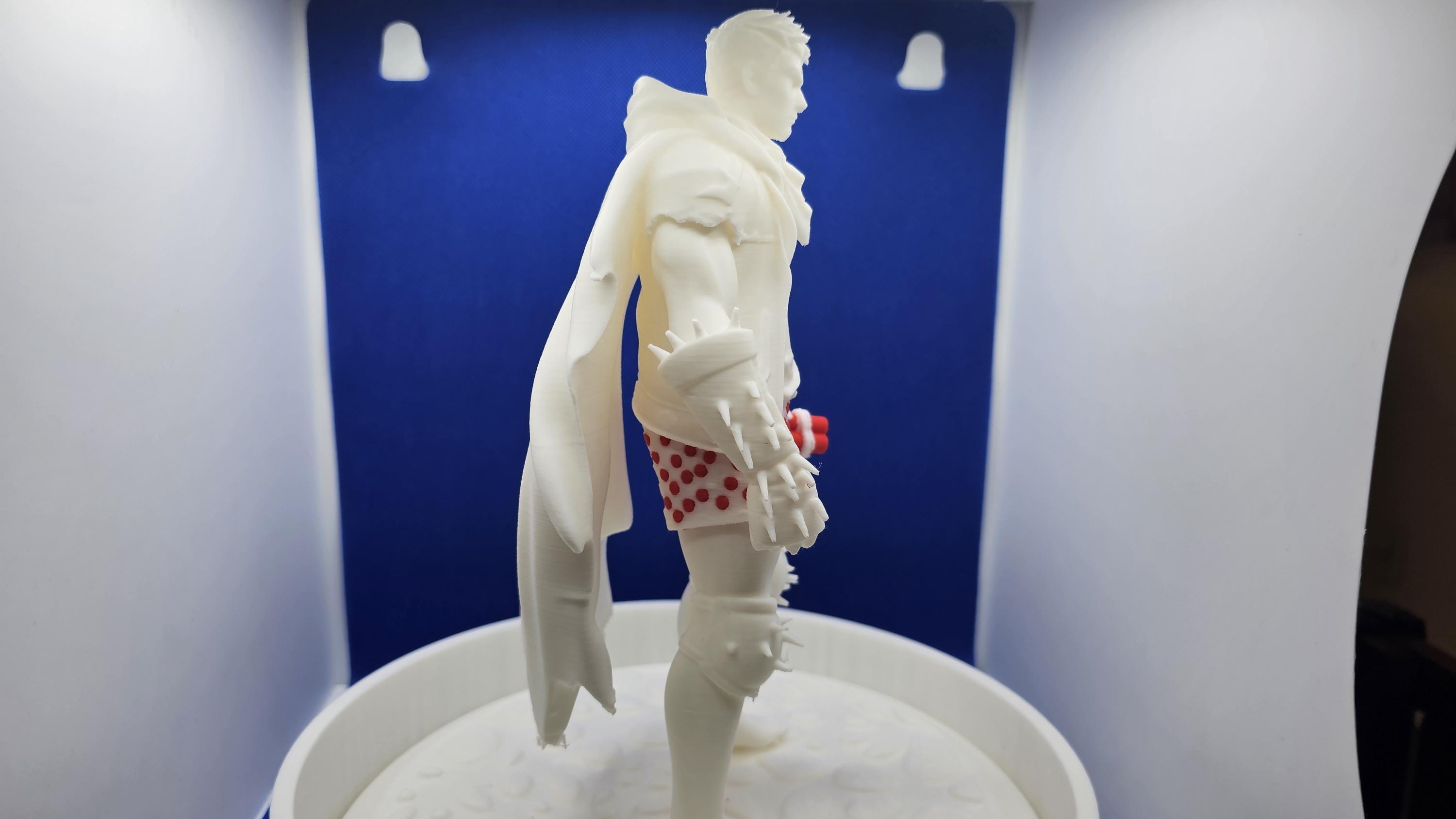 Dungeon Crawler Carl Figurine • Bottom‑Lit Statue • 3D Printed Collectible • Fantasy Bookshelf Decor • LED Base