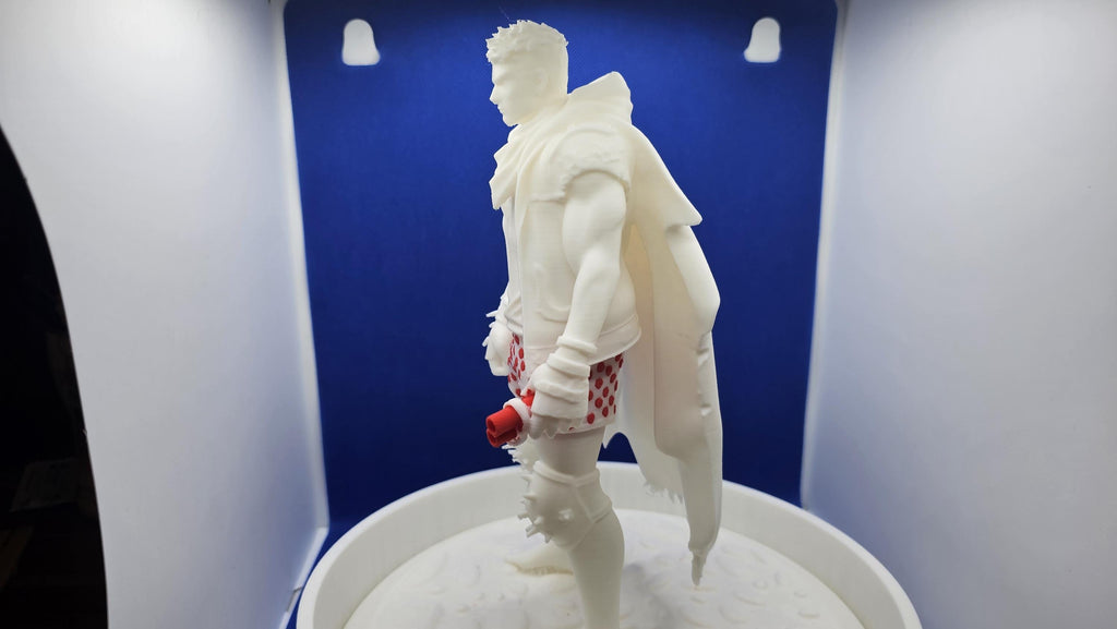 Dungeon Crawler Carl Figurine • Bottom‑Lit Statue • 3D Printed Collectible • Fantasy Bookshelf Decor • LED Base