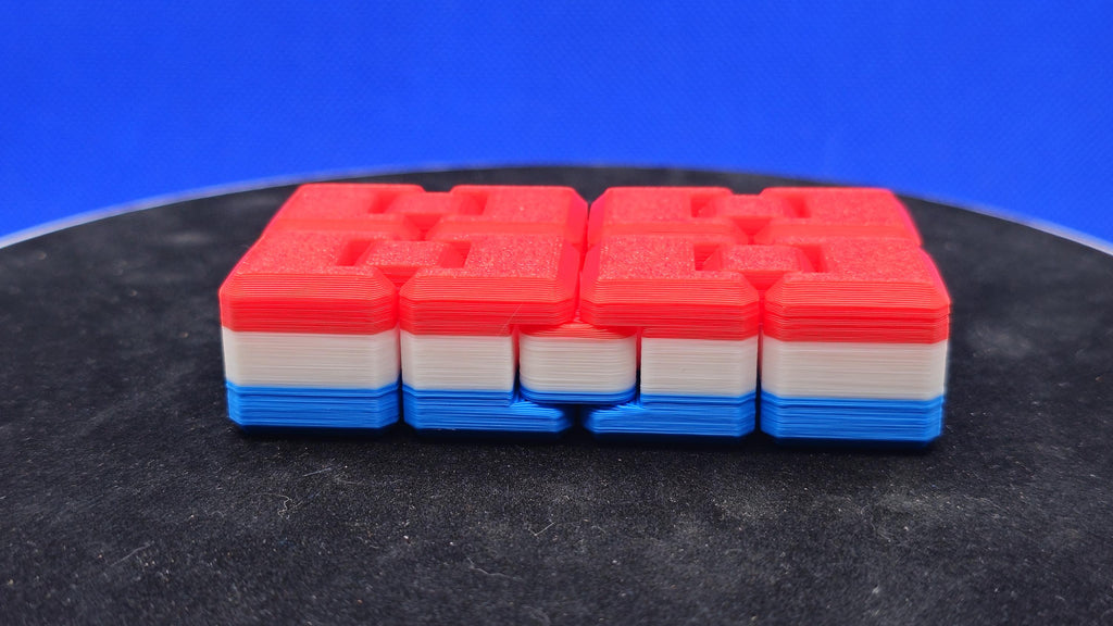 Red, White & Blue Infinity Cube – Fidget Toy