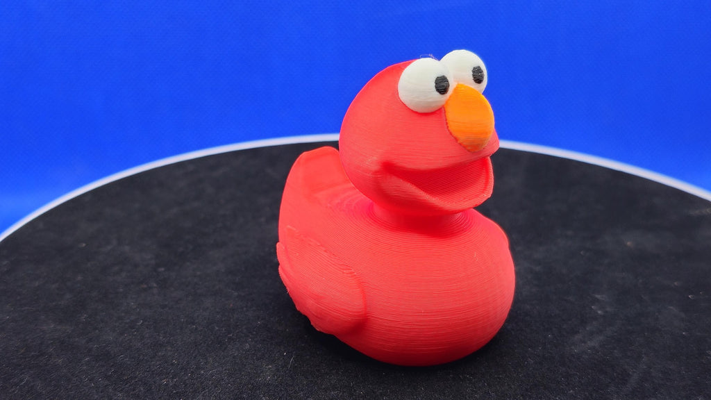 Elmo Style Duck • 3D Printed Mini Duck for Cruise Ship Fun