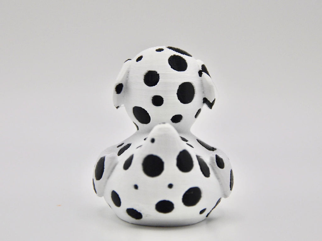 Dalmatian Duck | Spotted Mini Duck | Cute 3D Printed Duck | Cruise Duck Hunt Gift