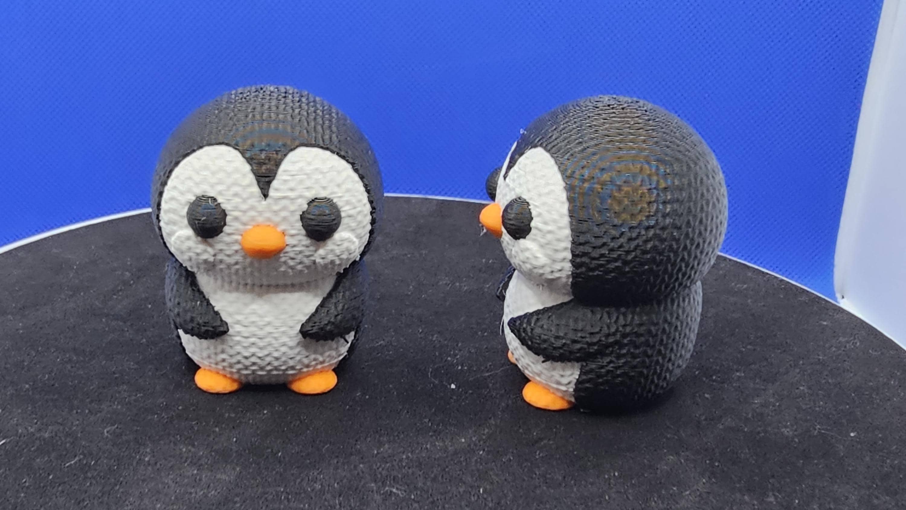 Knitted Tuxedo Penguin | Cozy Mini Penguin | Cute 3D Printed Figurine | Cruise Duck Hunt Gift