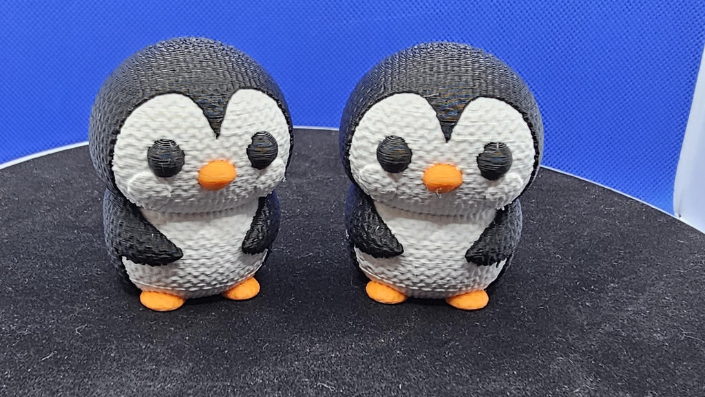 Knitted Tuxedo Penguin | Cozy Mini Penguin | Cute 3D Printed Figurine | Cruise Duck Hunt Gift