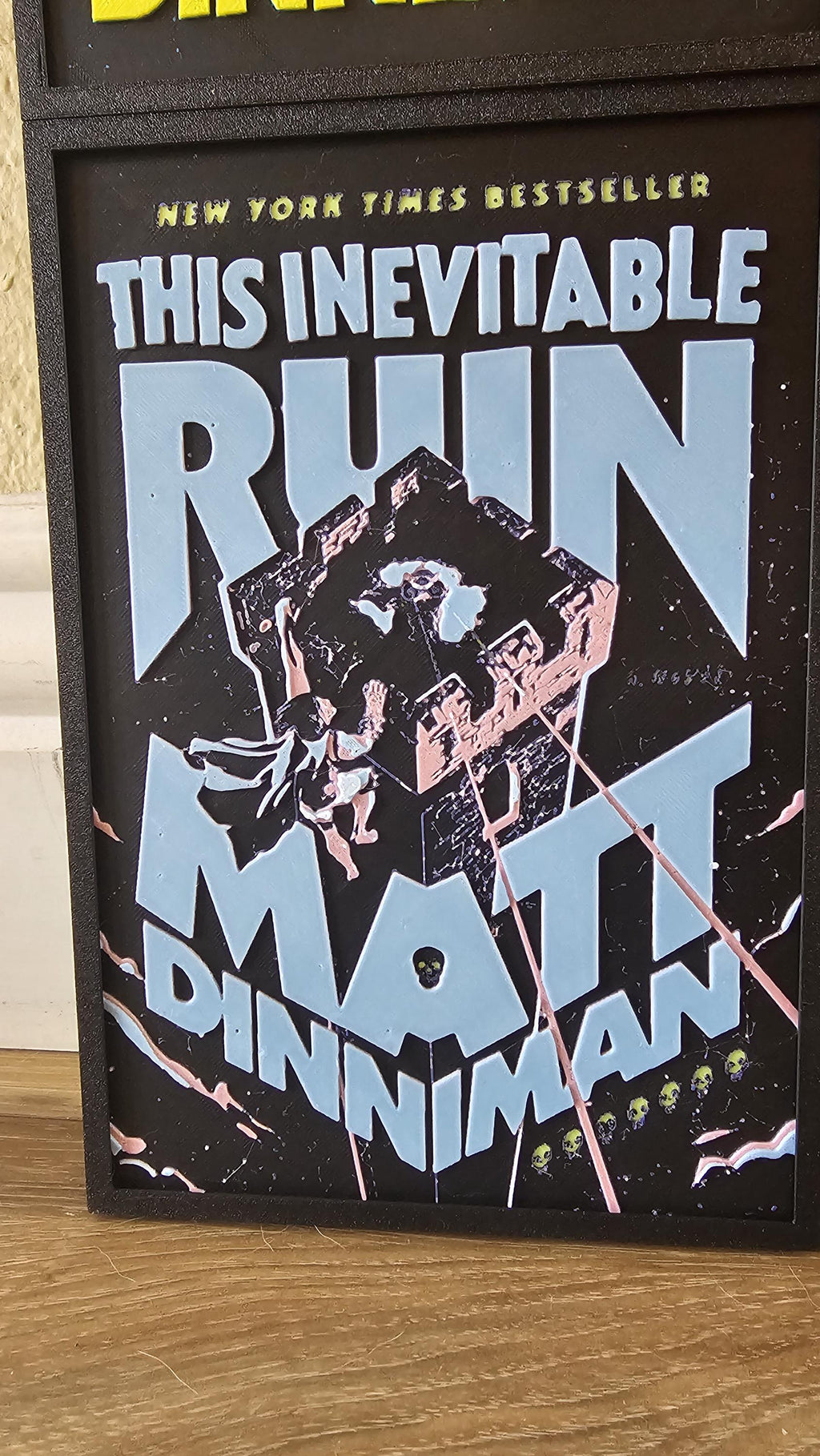 Dungeon Crawler Carl Book Cover Display Sign • Fan Art Shelf Decor • Geek Gift