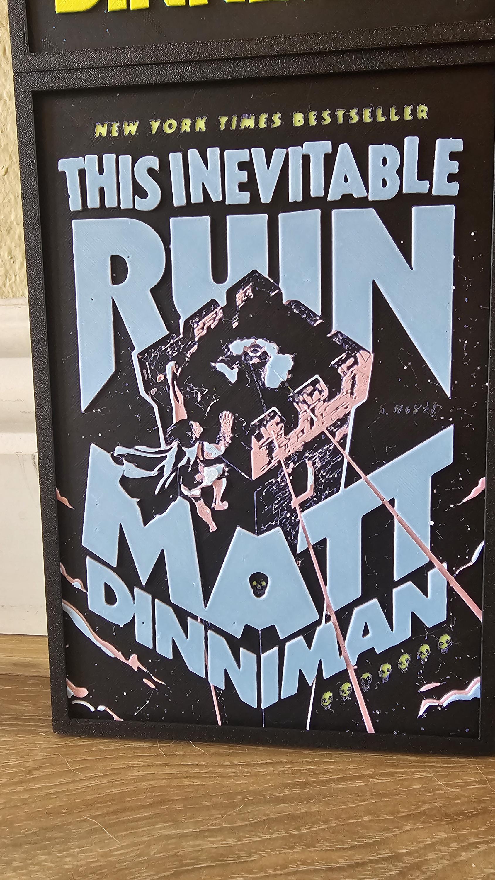 Dungeon Crawler Carl Book Cover Display Sign • Fan Art Shelf Decor • Geek Gift