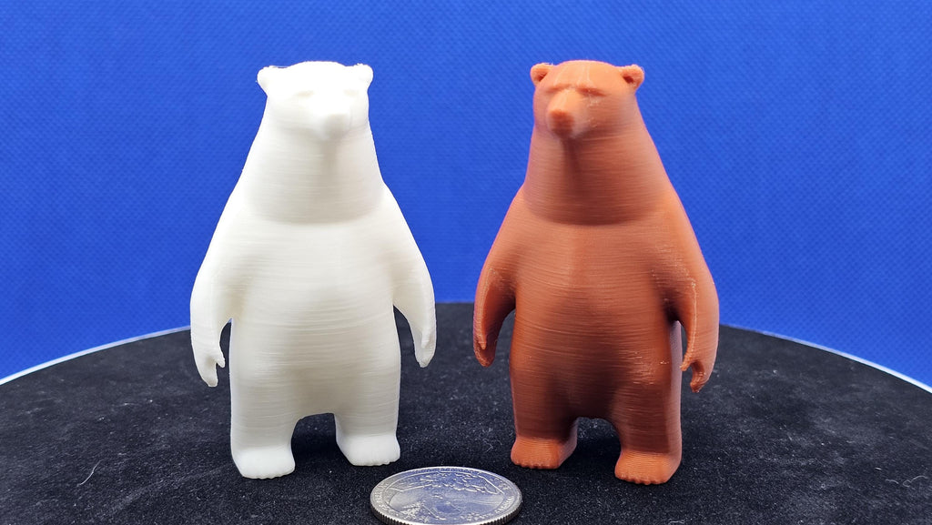 Polar Grizzly Bear Mini Figurines | Alaska Cruise Duck Hunt Collectible