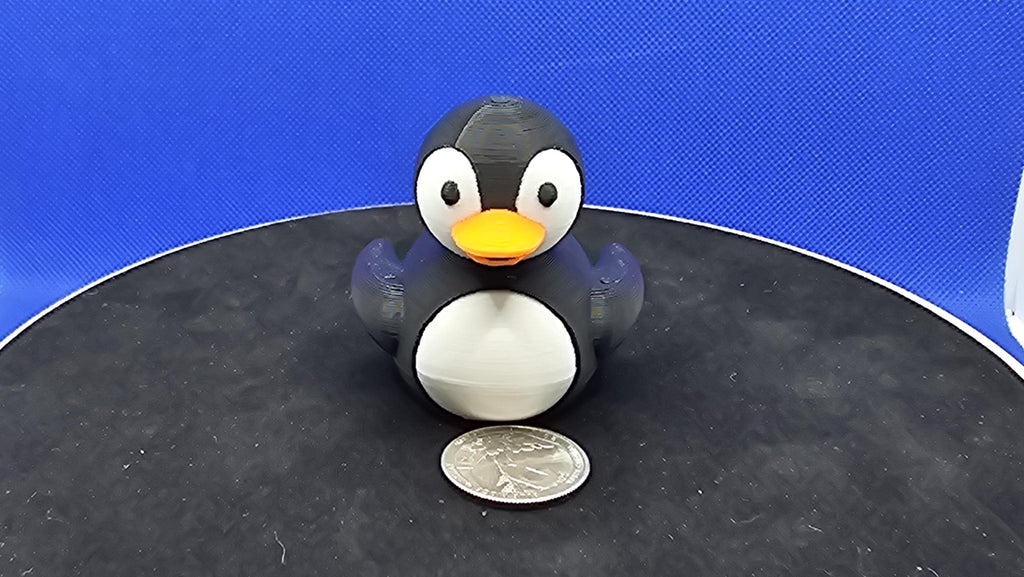 3D Printed Penguin Duck Figurine | Alaska Cruise Cabin Door Surprise, Collectible Mini
