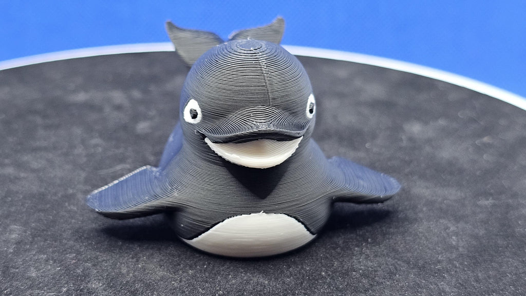 Orca Duck Mini Figurine | Alaska Cruise Duck Hunt | 3D Printed Killer Whale | Cute Cruise Gift | Cabin Door Surprise | Collectible Mini