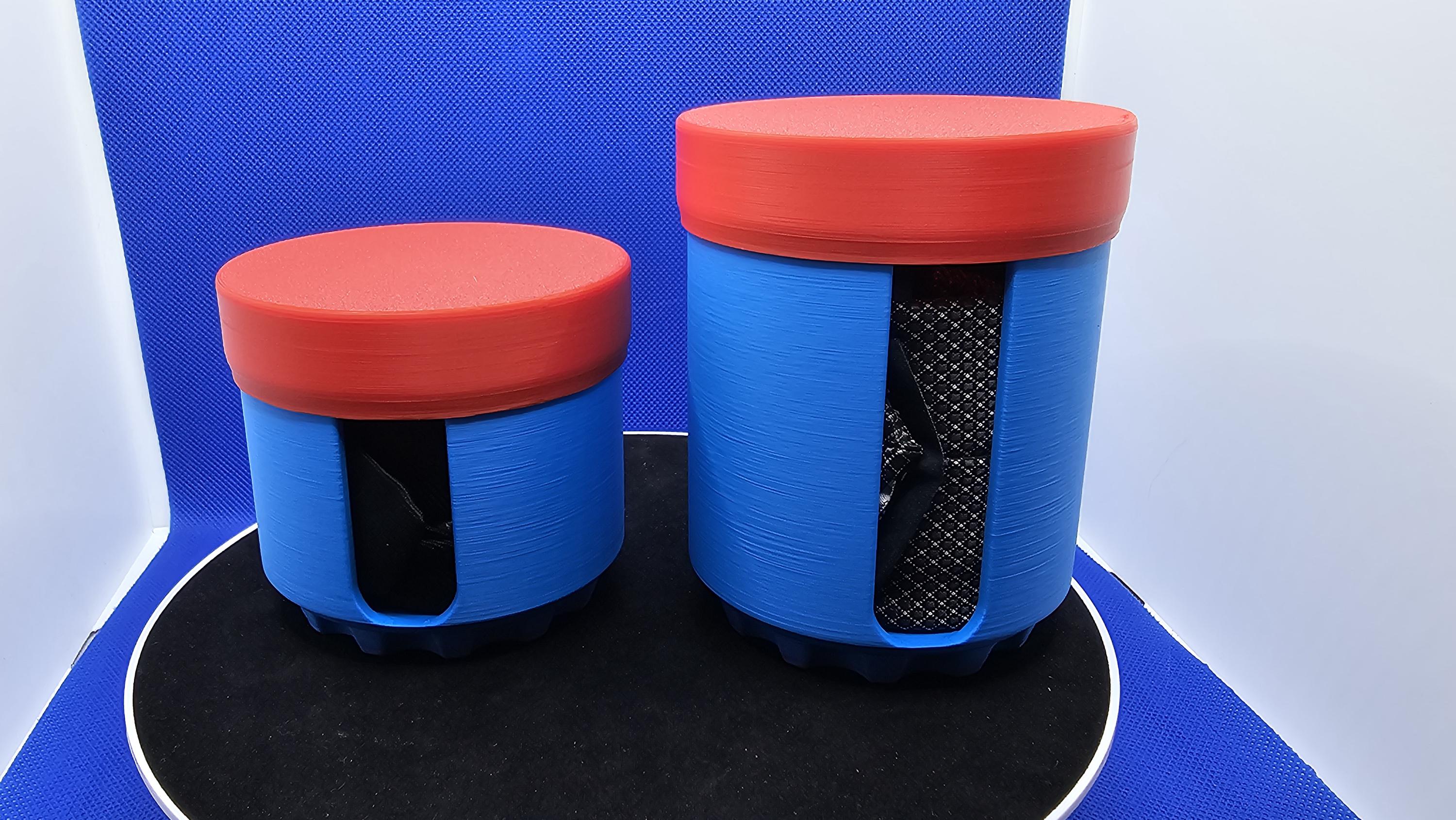 3D Printed Tie Winder Travel Organizer | Compact No-Wrinkle Tie Holder