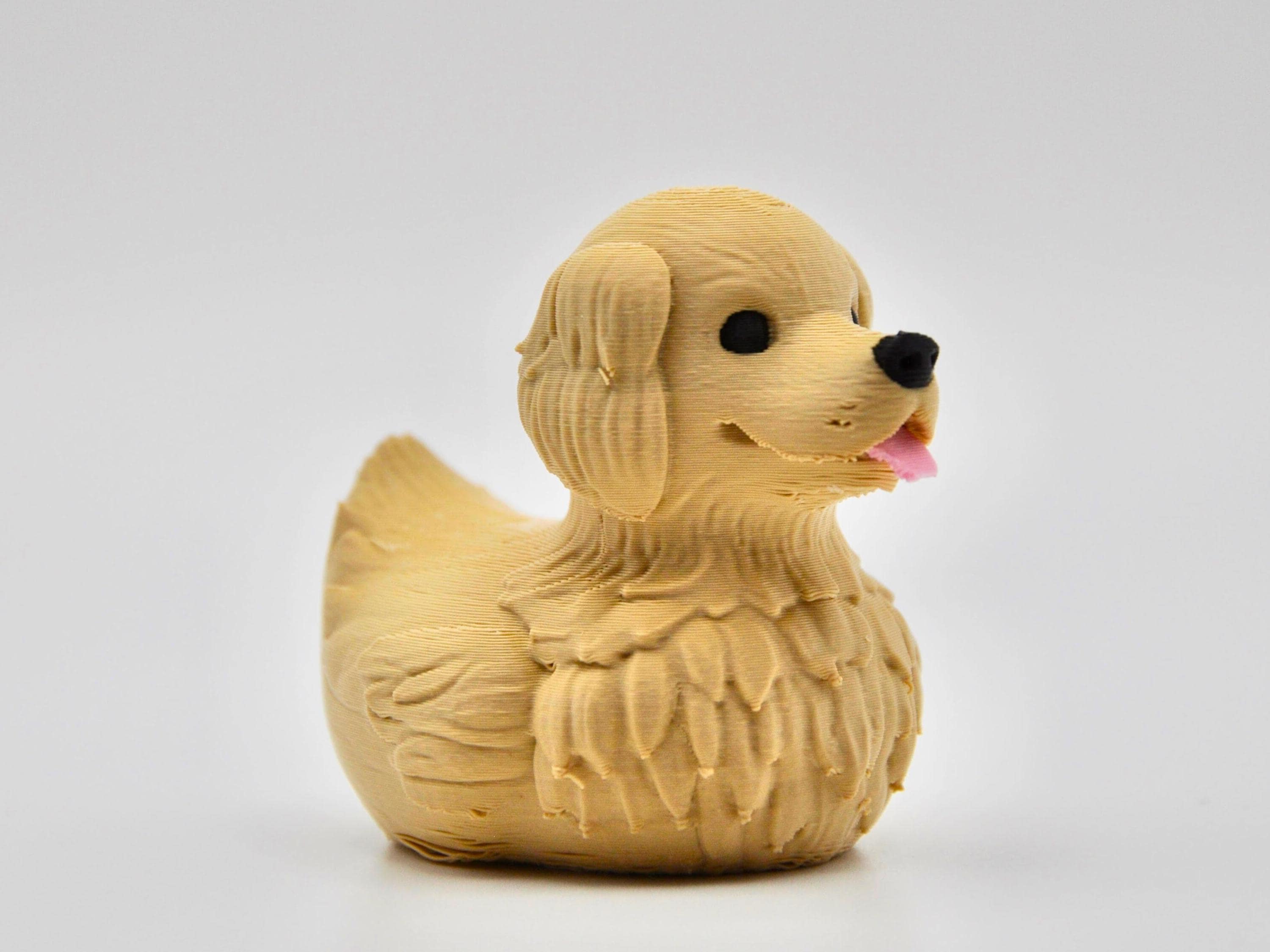 Golden Retriever Duck Mini | 3D Printed PLA Toy for Cruise Hunts
