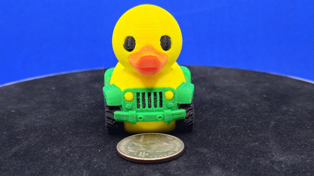 Adventure Duck Variations – PETG Jeeping Duck or PLA Cruise Duck • 3D Printed Travel Ducks