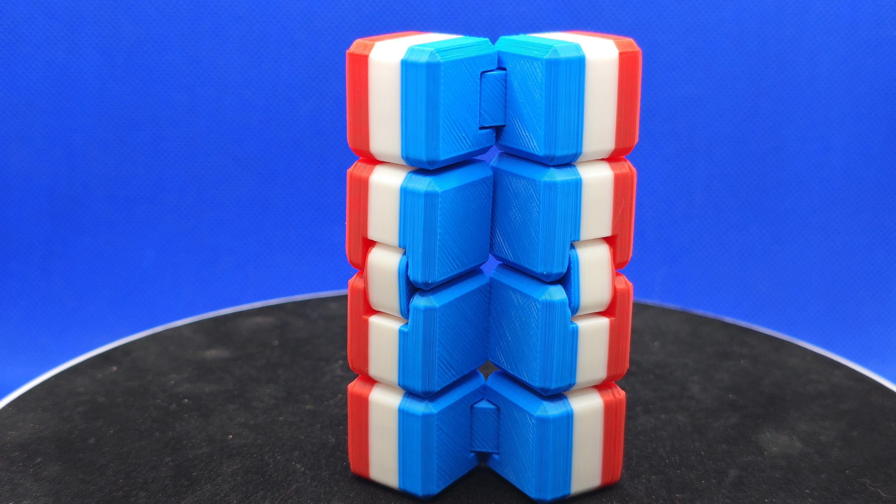 Red, White & Blue Infinity Cube – Fidget Toy