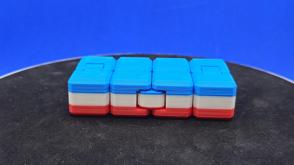 Red, White & Blue Infinity Cube – Fidget Toy