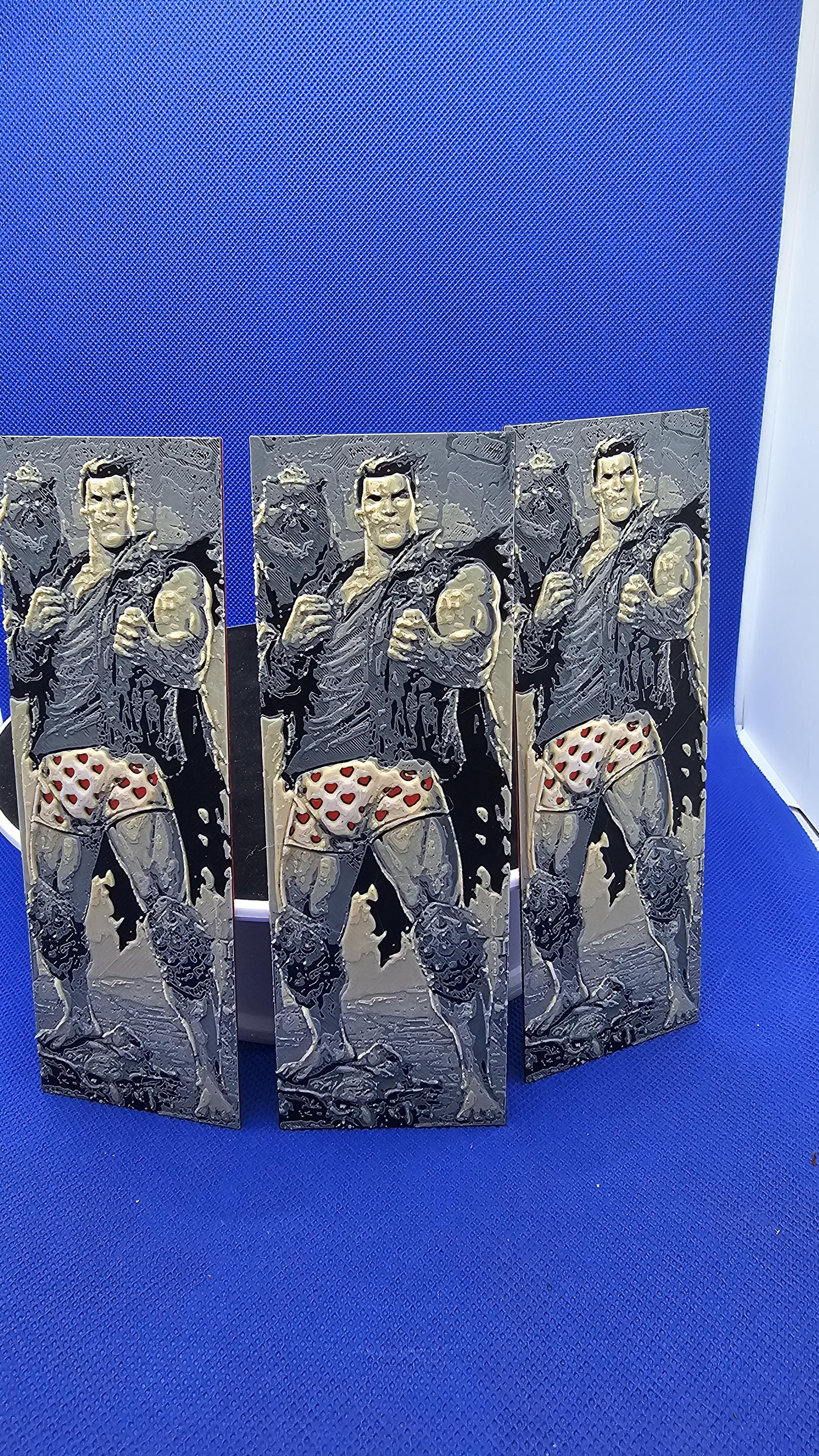 Dungeon Crawler Carl & Donut Lithograph Bookmark • DCC Fan Art • Textured 3D Printed Reader Gift