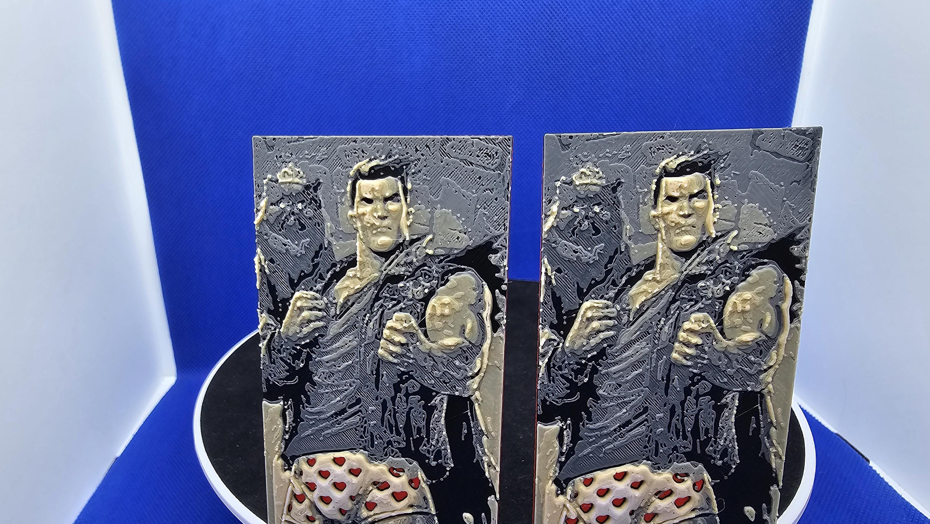 Dungeon Crawler Carl & Donut Lithograph Bookmark • DCC Fan Art • Textured 3D Printed Reader Gift