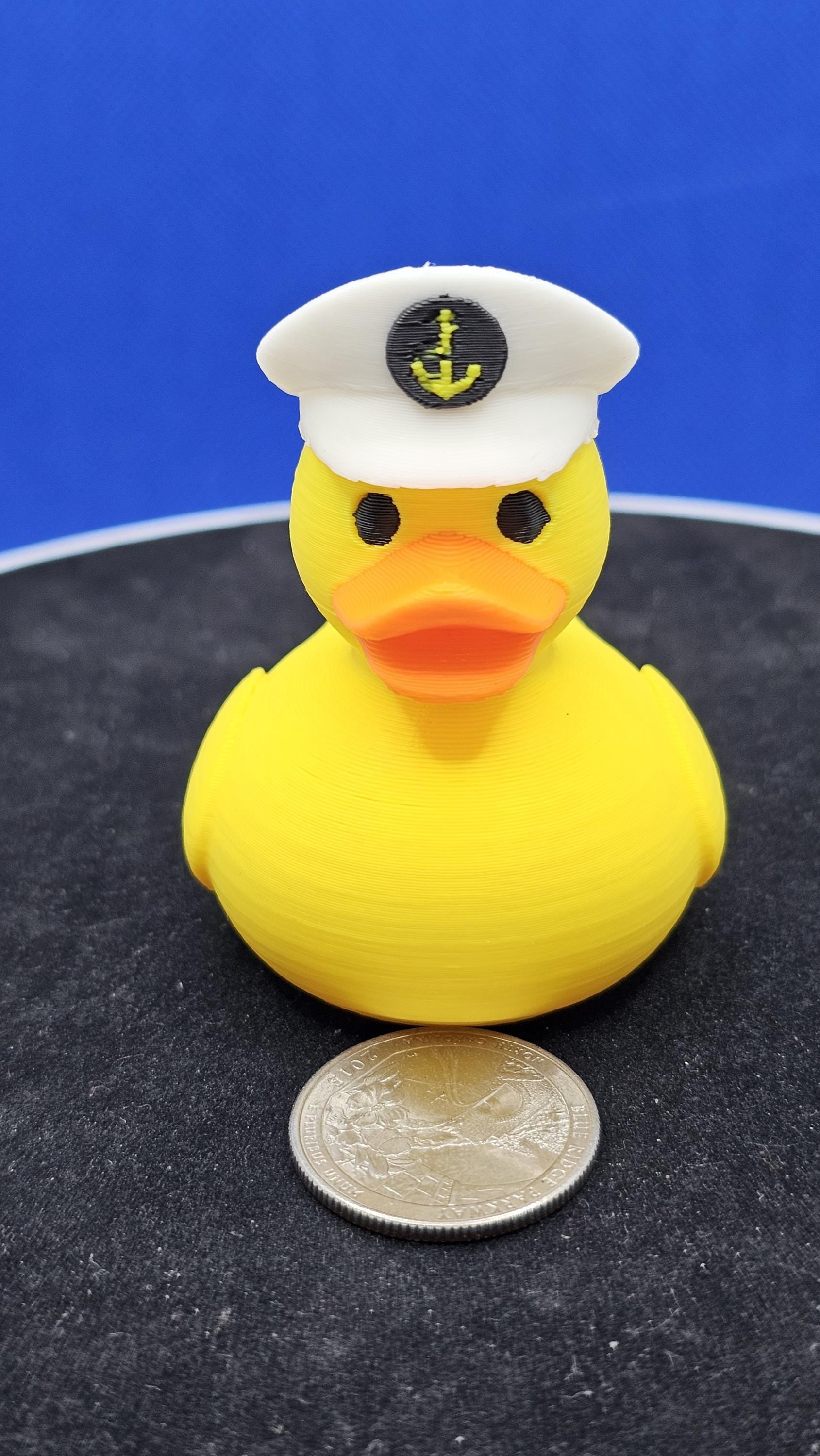Captain’s Hat Duck – Cruise Duck with Nautical Captain Cap