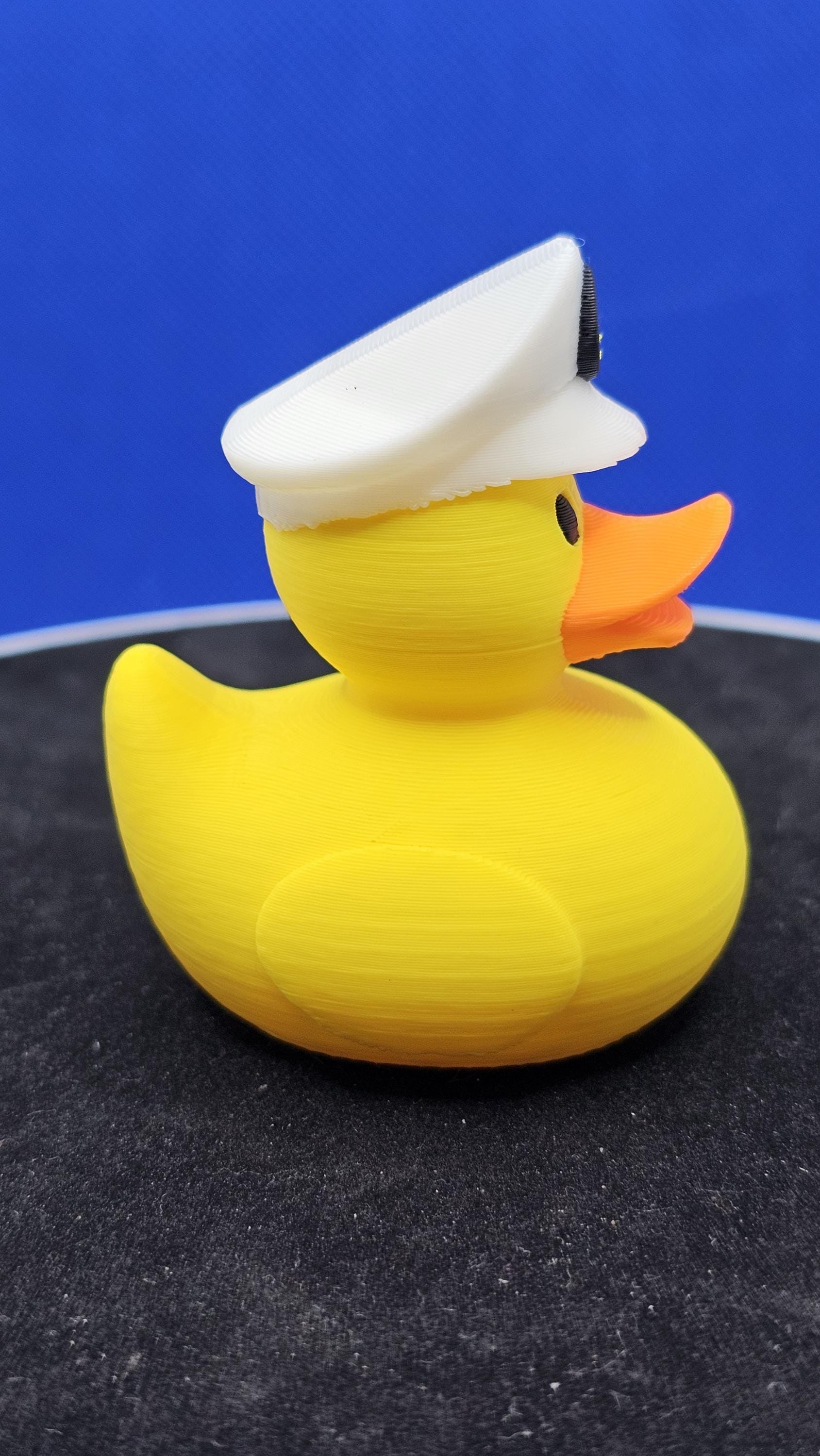 Captain’s Hat Duck – Cruise Duck with Nautical Captain Cap