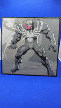 Symbiote Shadow Beast Lithograph – 8×8 PLA Art with Frame & Stand