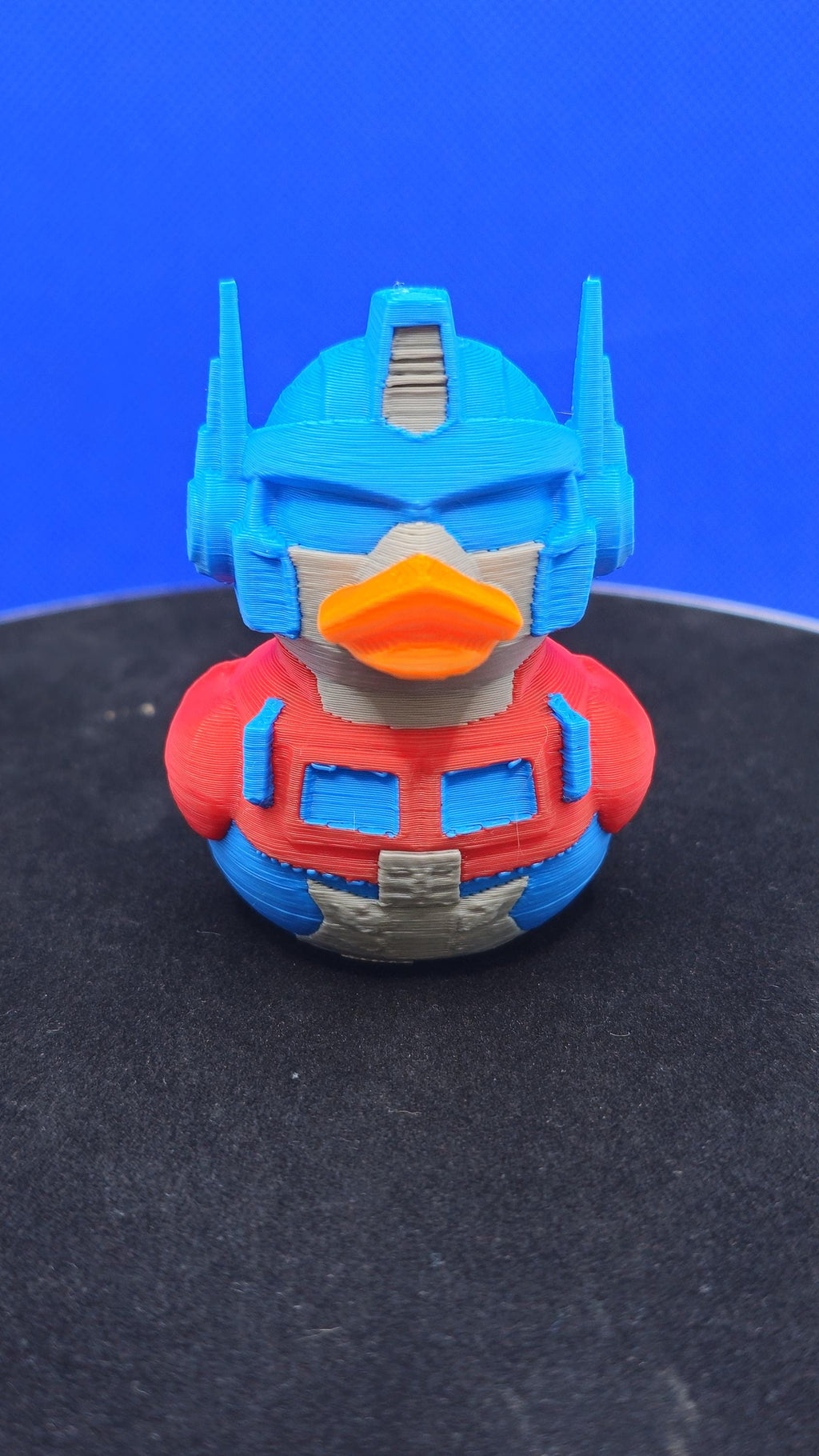 Optimus Mech Commander Duck – 3D Printed Robot‑Style Cruise Duck Collectible