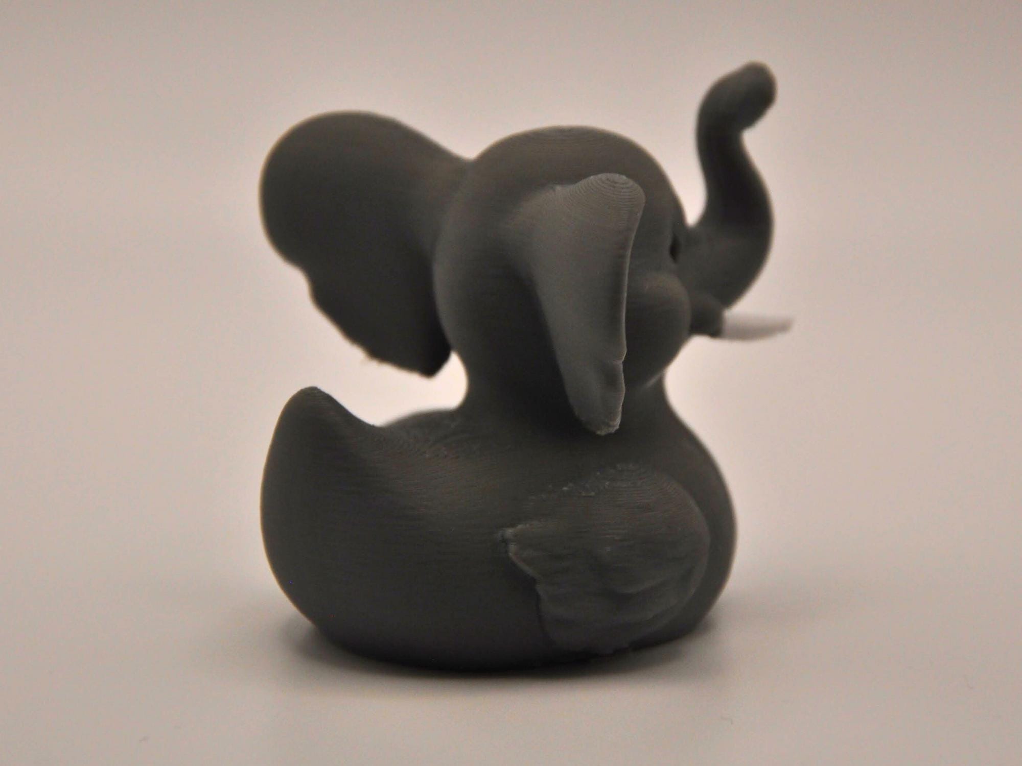 Elephant Duck – Cute Safari‑Style Cruise Duck | 3D Printed Collectible