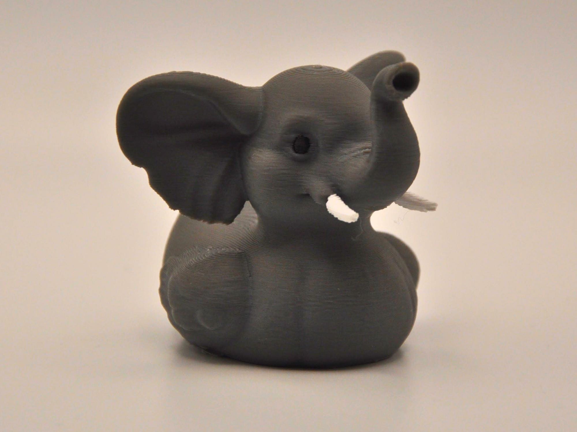 Elephant Duck – Cute Safari‑Style Cruise Duck | 3D Printed Collectible