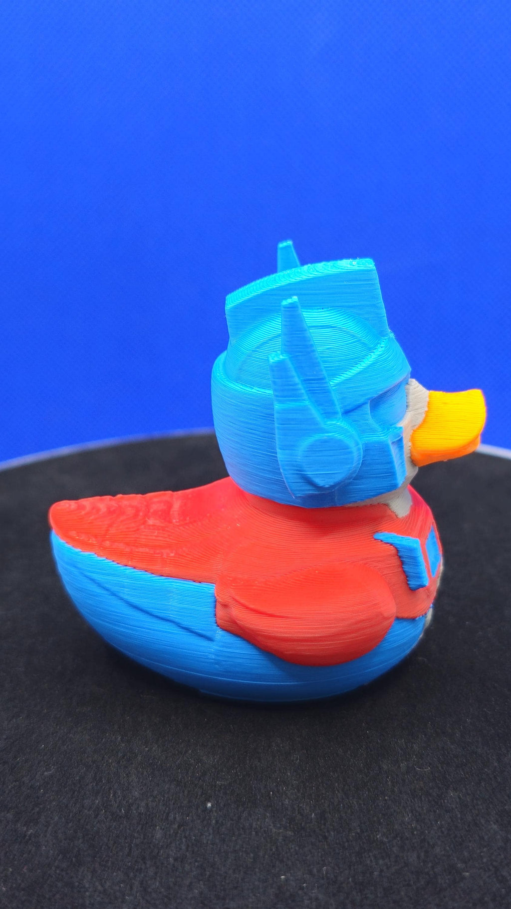 Optimus Mech Commander Duck – 3D Printed Robot‑Style Cruise Duck Collectible